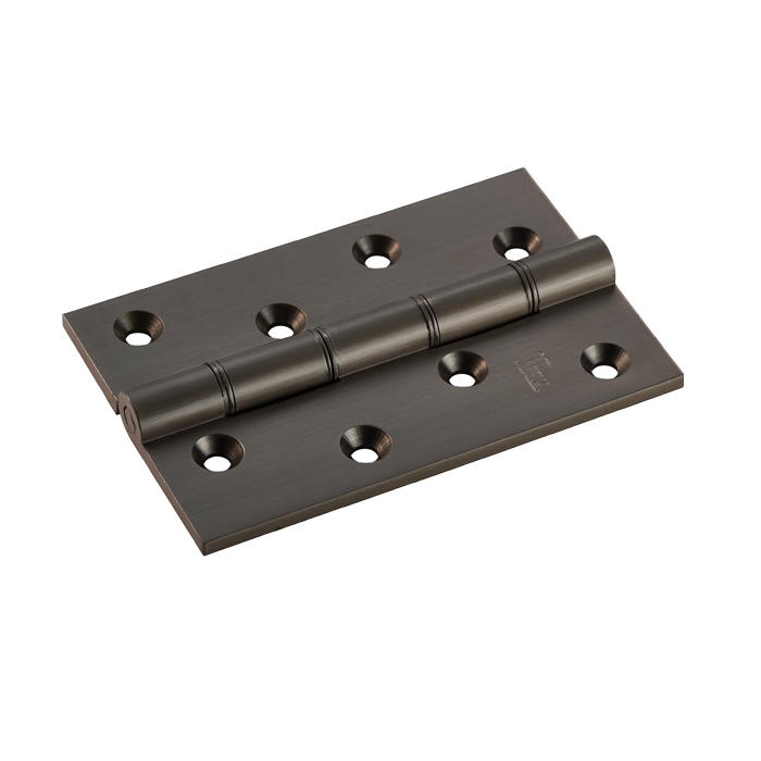 Double Phosphor Bronze Washered Butt Hinge 4 Inch (102mm x 67mm x 4mm) - Matt Bronze (Sold in Pairs)